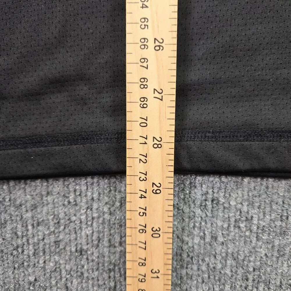 The North Face Polo Shirt Mens XL Black FlashDry Short Sleeve Stretch Peformance